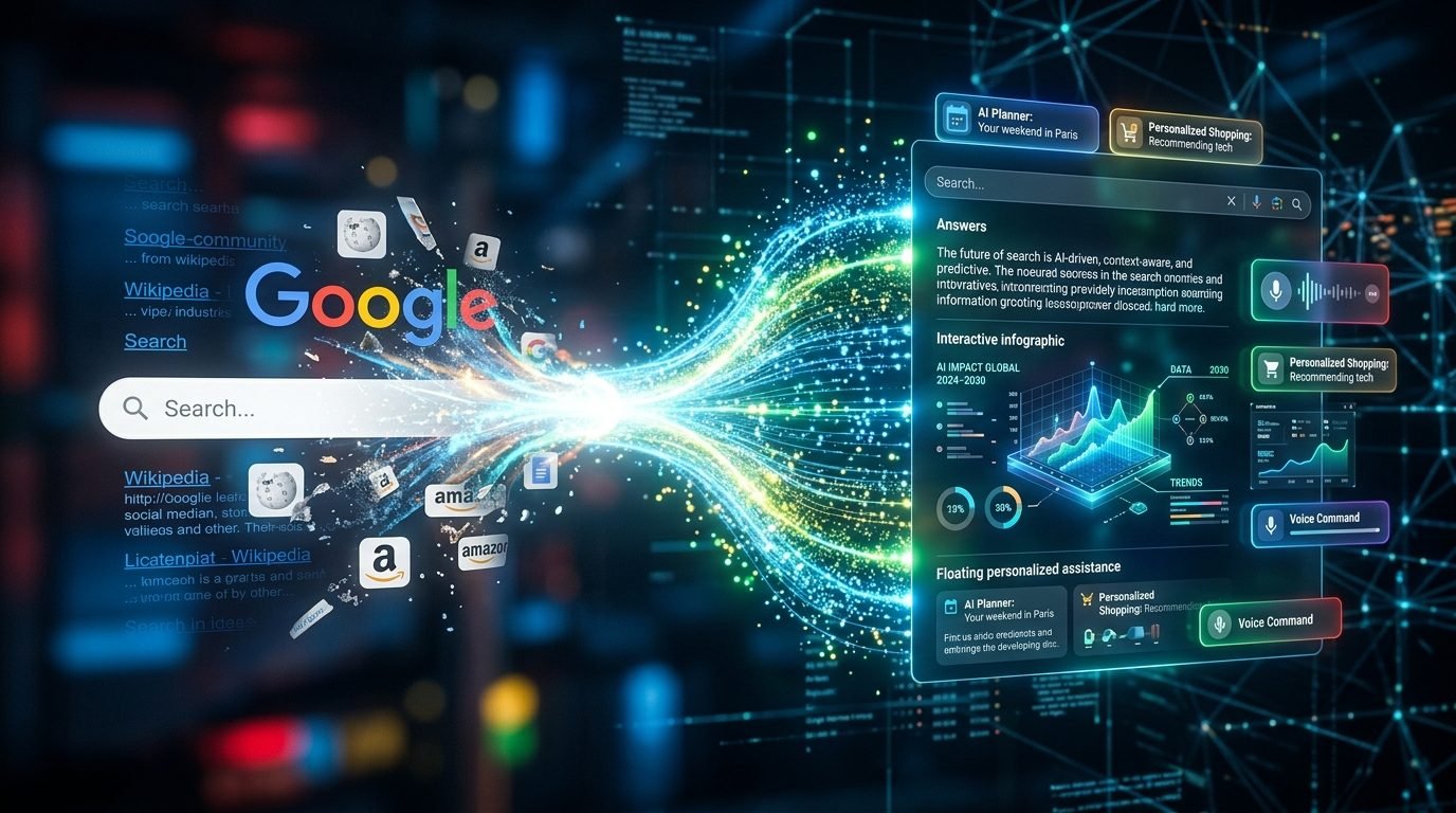 O futuro da busca: por que o Google está mudando para responder com IA
