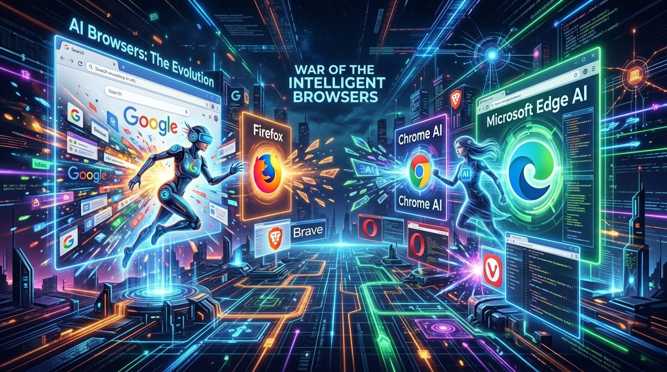 A nova guerra dos navegadores inteligentes: pesquisar na internet nunca mais será igual