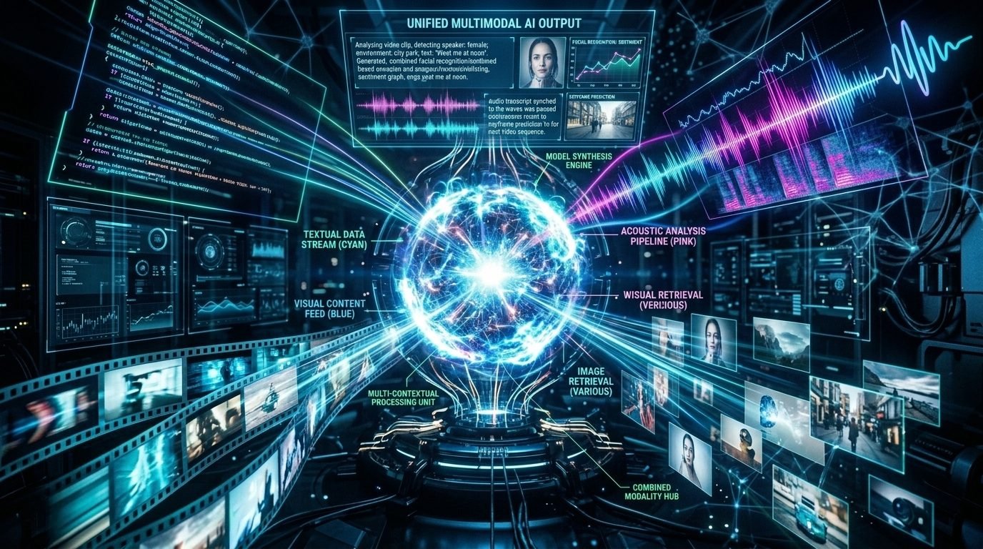 IA multimodal: quando texto, voz, imagem e vídeo trabalham juntos